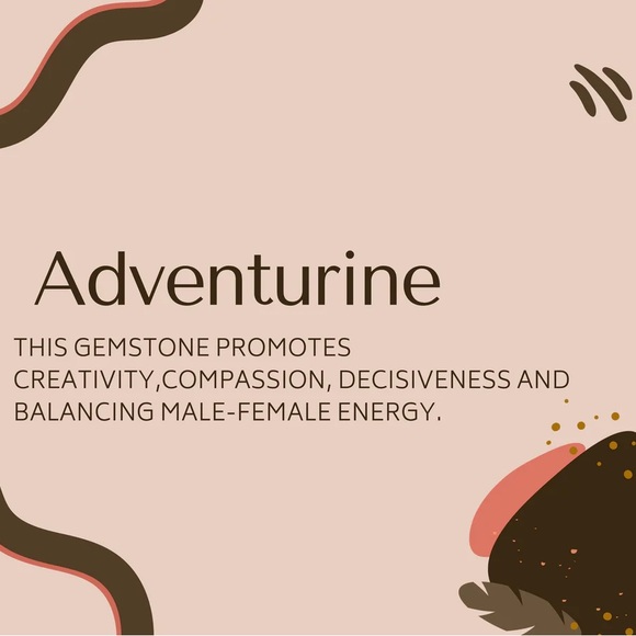 Handmade genuine gemstone bracelet. This Adventurine bracelet is adjustable. - Picture 6 of 6